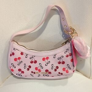 Betsey Johnson Pink Cherry Shoulder Bag